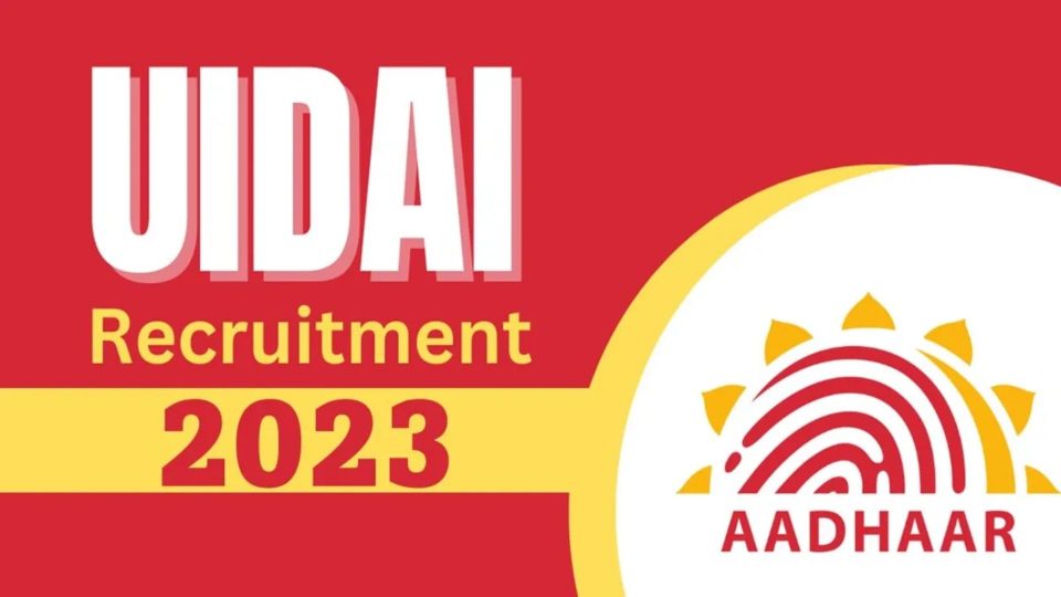 UIDAI Recruitment 2023: Grab This Golden Chance To Get A Job On These Posts In UIDAI Making Aadhaar Card, Will Get Good Salary