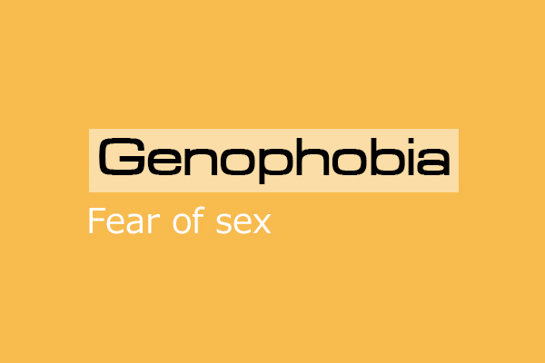 genophobia fear of sex