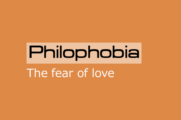 philophobia fear of love