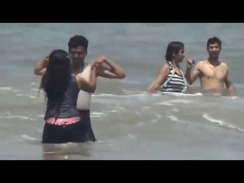 indian couples on beach