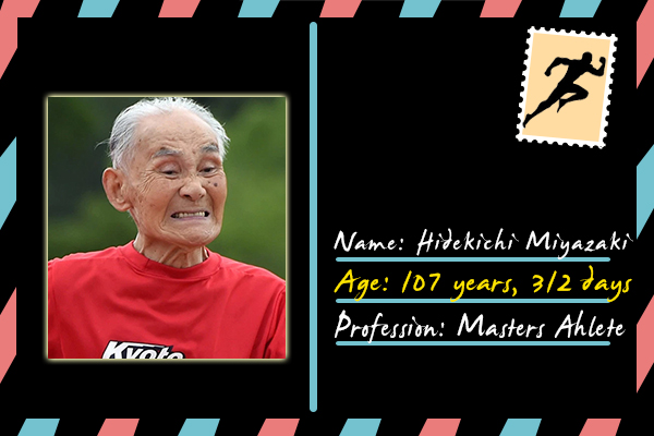 people above 100 years age Hidekichi Miyazaki