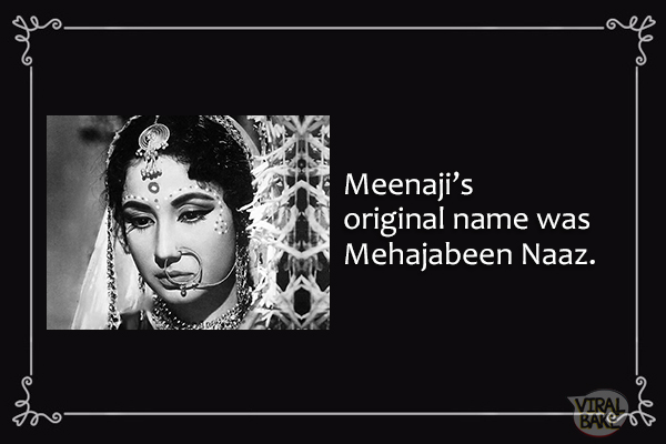 Meena Kumari Facts