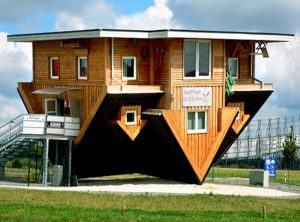 unusual house: The upside-down house
