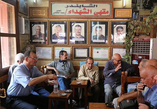 Iraqi book street cafe