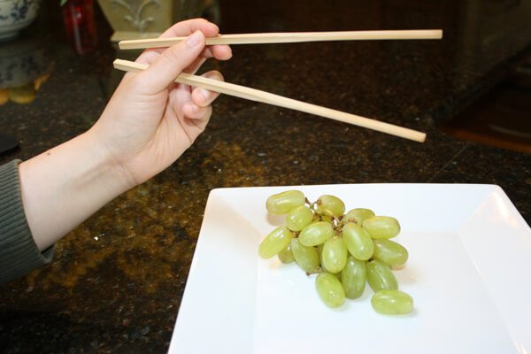 use chopsticks