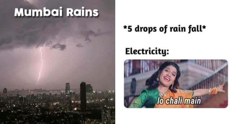 mumbai rain memes