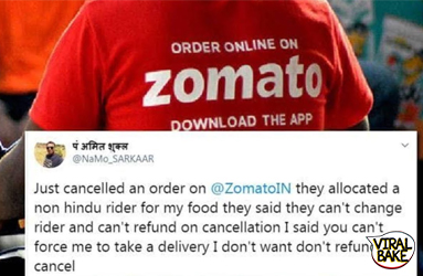 non-Muslim delivery boy