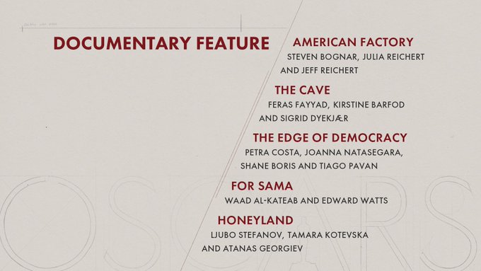 Documentary Feature Nominees 