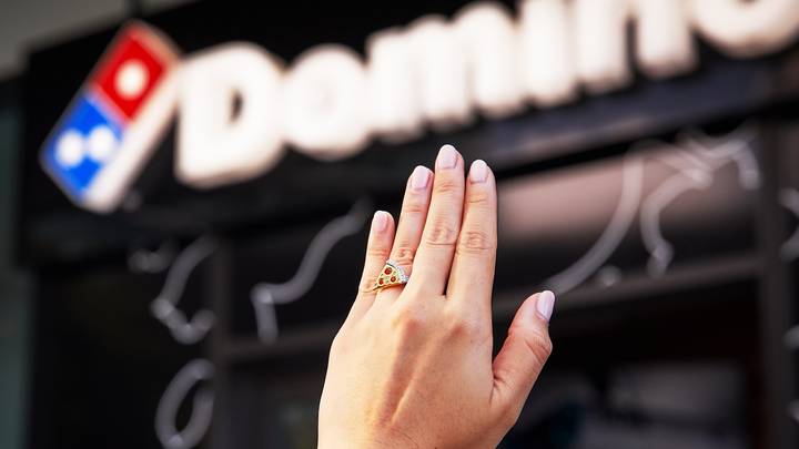 Domino's engagement ring
