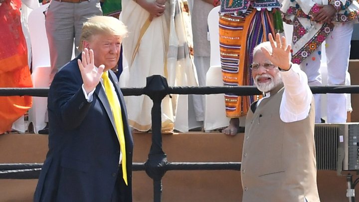 Donald Trump's visit to India