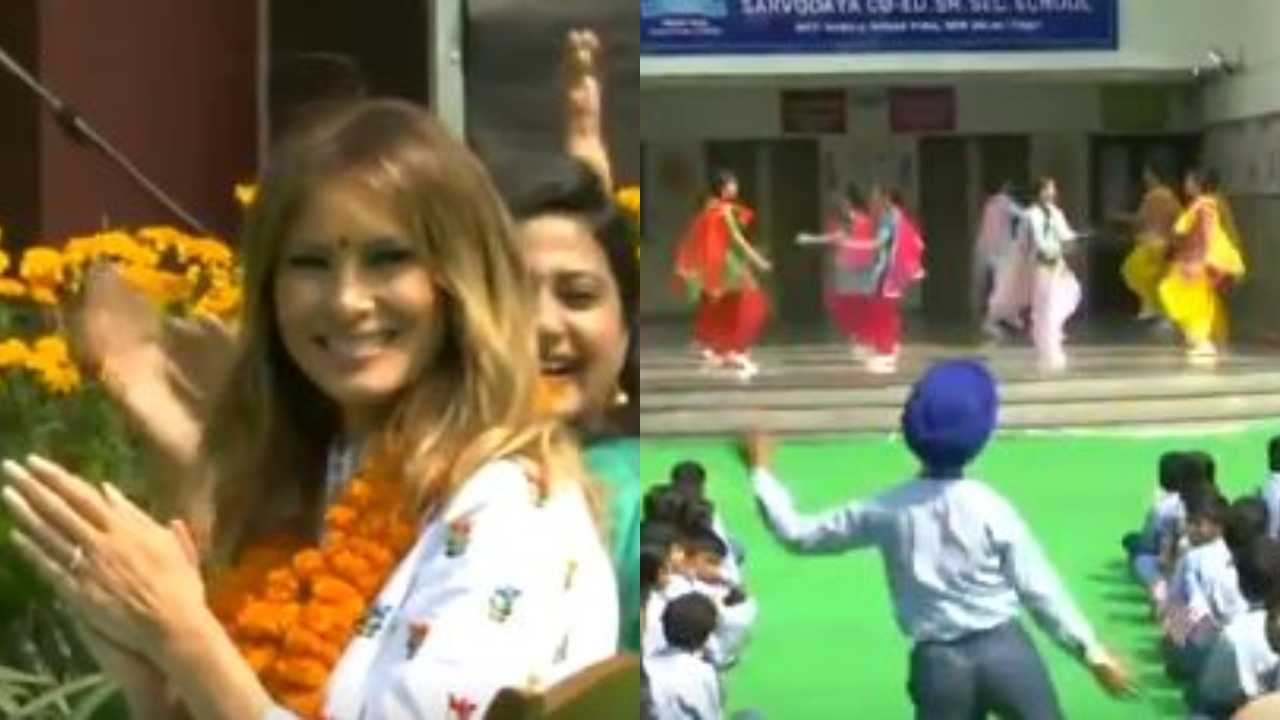 Kid dance at happiness school delhi