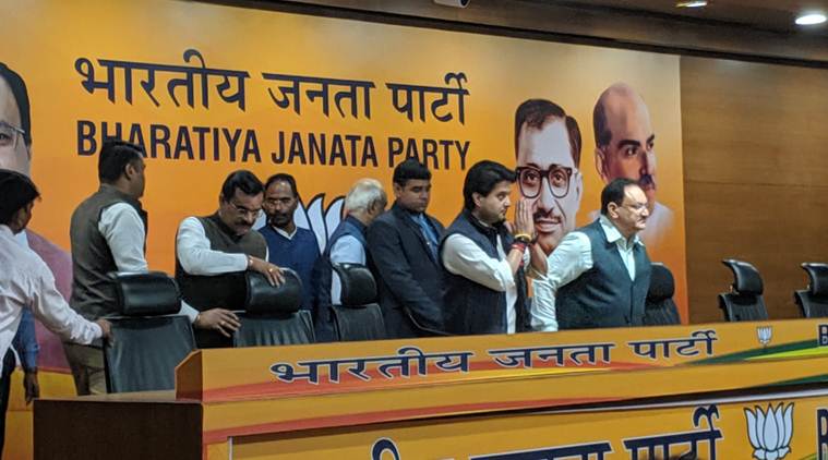 Jyotiraditya Scindia Joins BJP