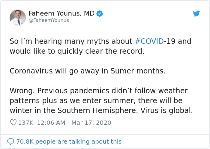 Coronavirus Myths 