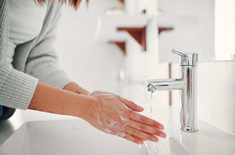 Coronavirus washing hands 