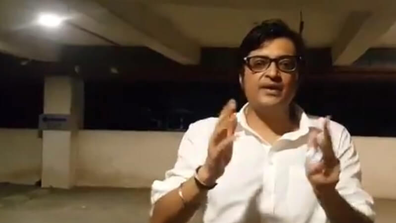 Arnab-Goswami attacked by congress