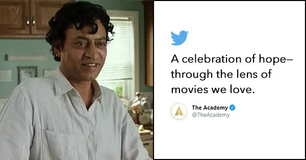 the academy homage to irrfan khan