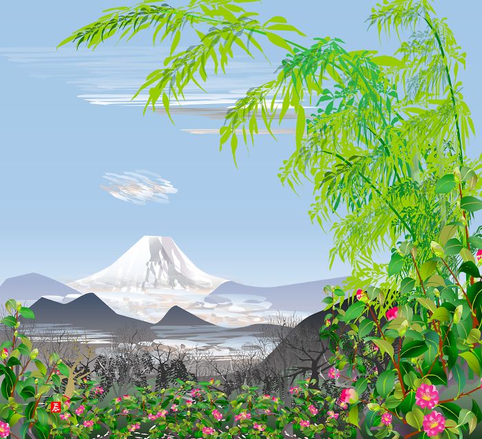 paintings on MS excel by Tatsuo Horiuchi