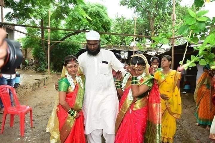 muslim man gets hindu daughters married