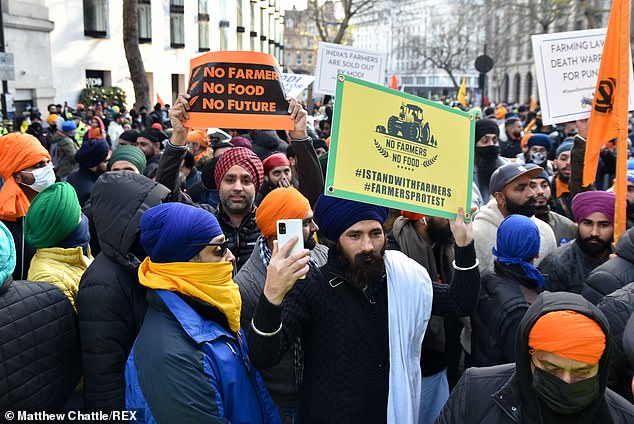London protest