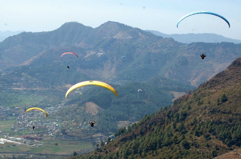 paragliding in India best places