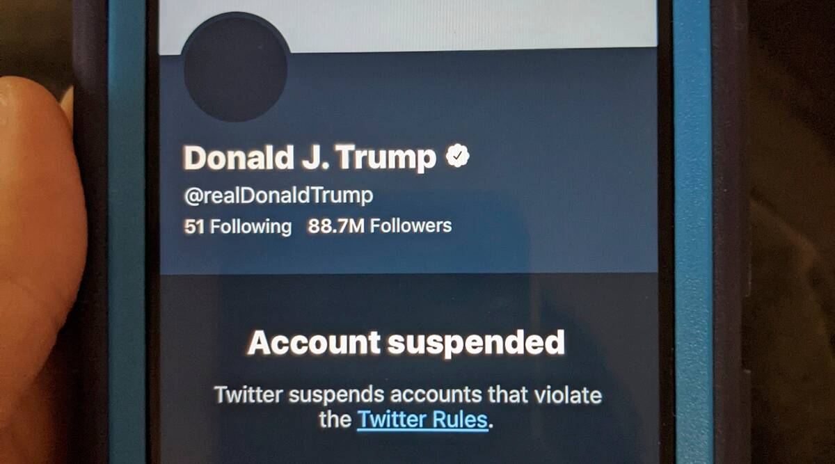 Donald trump account banned
