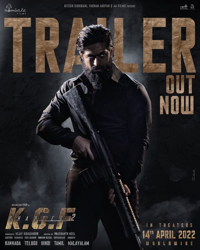 KGF Chapter 2 Trailer Is Out