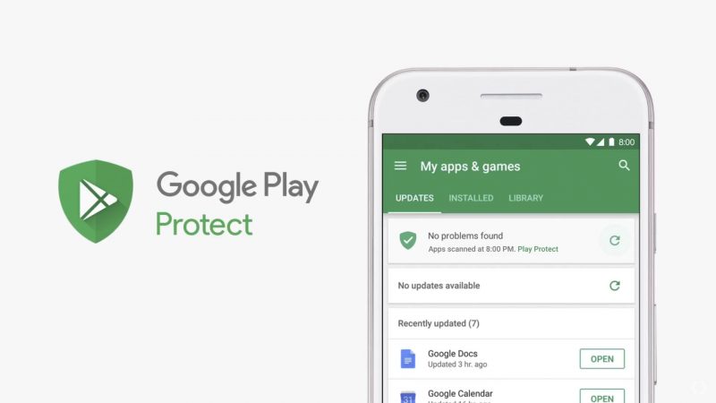Scan your apps with 'Google Play Protect’.