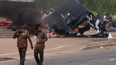 Sri Lanka Violence, MP Shot Himself, Burning Houses