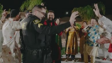 Clip, On Duty California Cops Dancing At Punjabi Pre-Wedding Ceremony