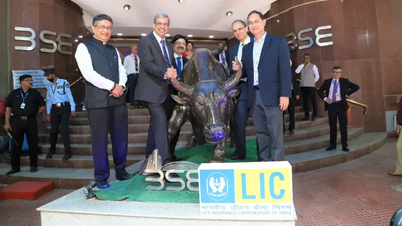 LIC Listed On Stock Exchanges