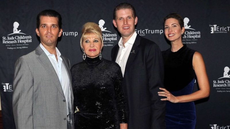 Ivana Trump and her three children