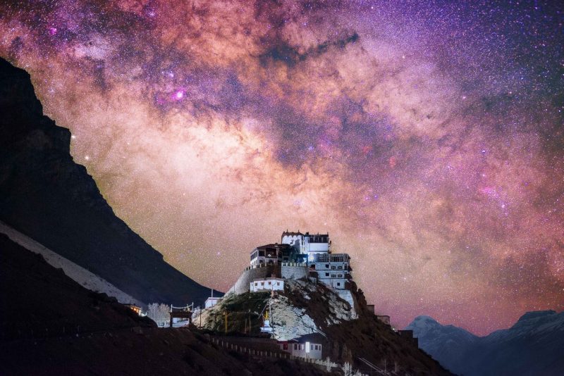 Spiti Valley, Himachal Pradesh is known for starry nights