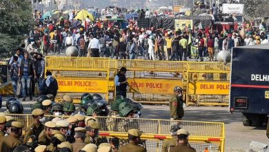 Heavy-Security-Instated-At-Delhi-Borders-Ahead-of-Farmer_s-Protests