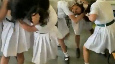 Viral Video Crazy Catfight Of Three Girls At School