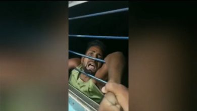 Viral Video Passengers Caught Robber Red-Handed, Hanged Him Outside Moving Train