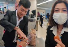 Viral Video Man Stopped From Taking Gulab Jamun At Airport, Finds Cool Solution
