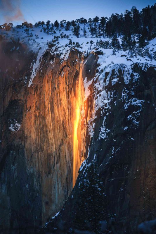 Horsetail Falls Spitting Lava