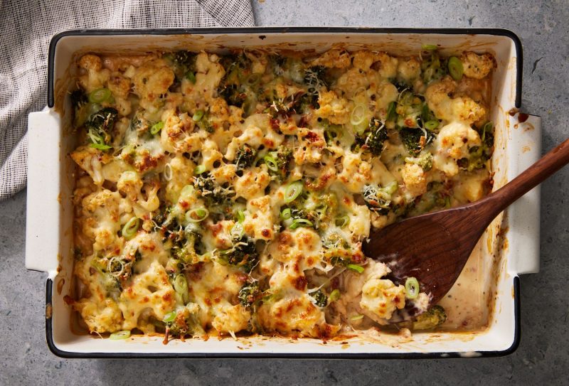 Broccoli Cauliflower Casserole: Christmas Dinner Menu Ideas for a Flavourful Dining Table