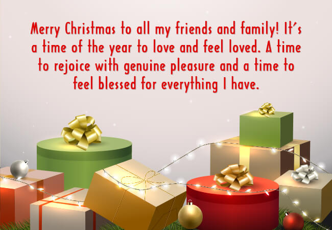 Merry Christmas to all my friends and family! It’s a time of the year to love and feel loved. A time to rejoice with genuine pleasure and a time to feel blessed for everything I have.
