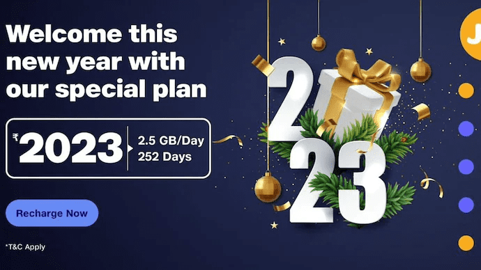 Jio New Year 2023 Offer for its Customers