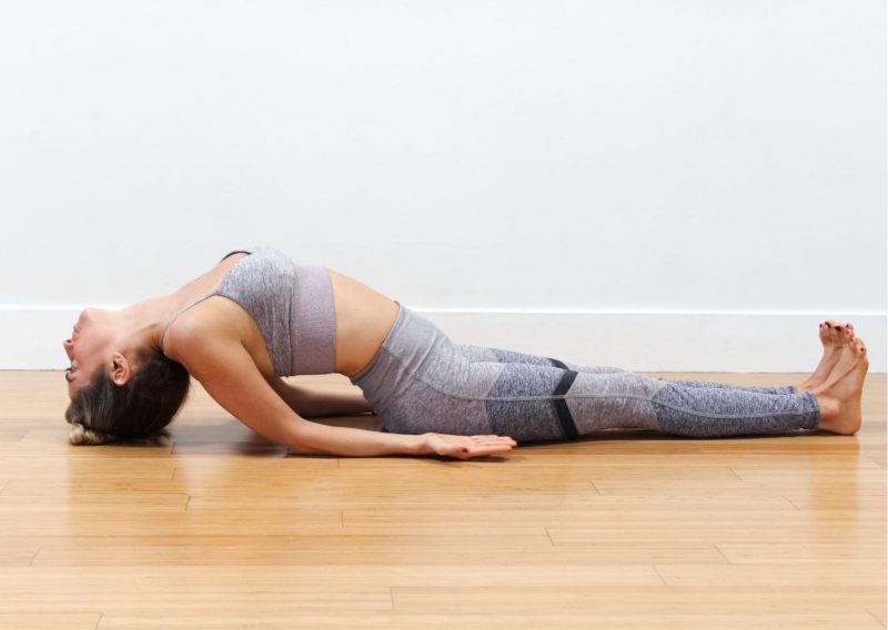8 Calming Yoga Poses to Help you Relieve Stress in Winter: Fish Yoga Pose
