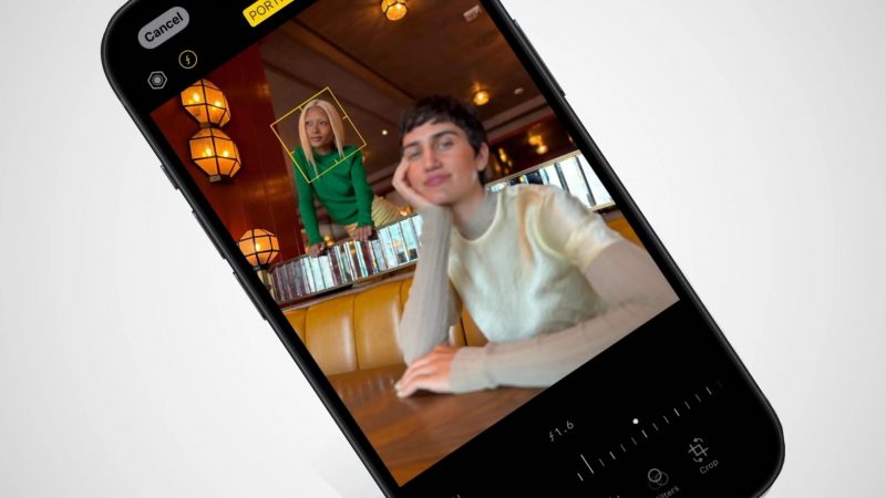 Auto Portrait Mode Camera in iPhone 15 series
