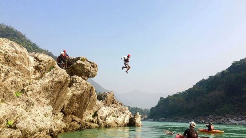 Cliff Jumping