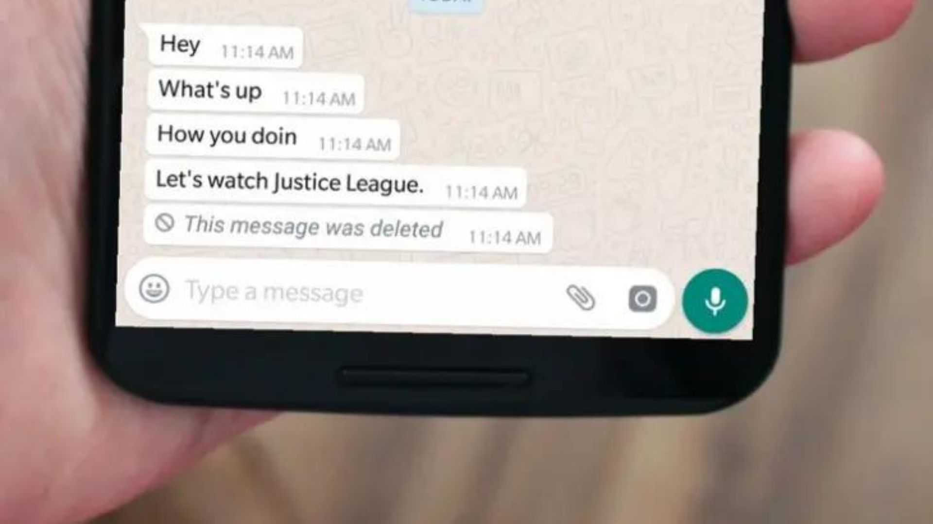 Deleted WhatsApp Messages By Mistake