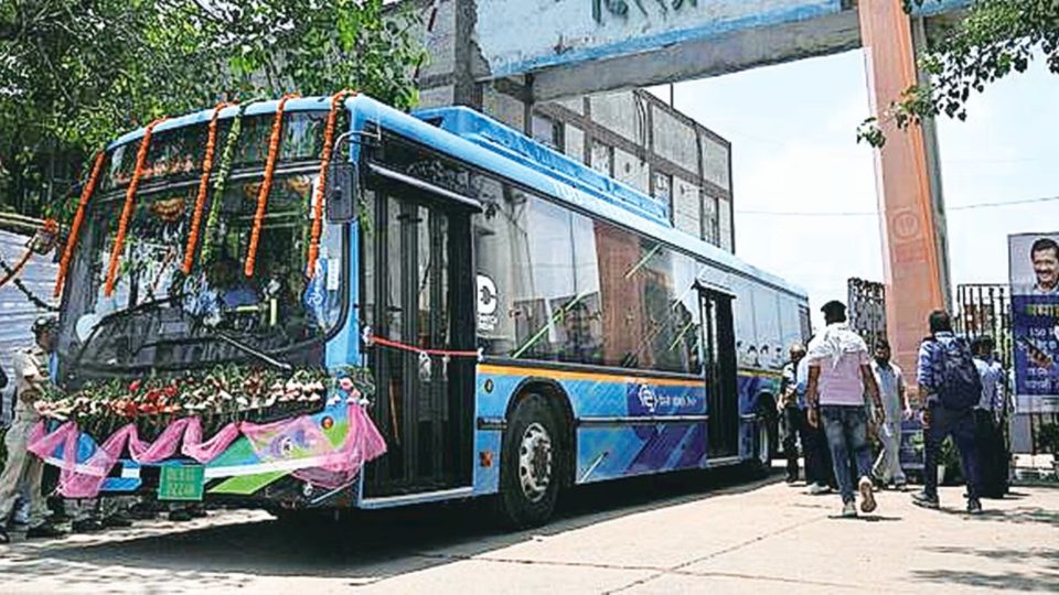 The Delhi transport department will launch an electric shuttle bus service for central and government employees on Friday.