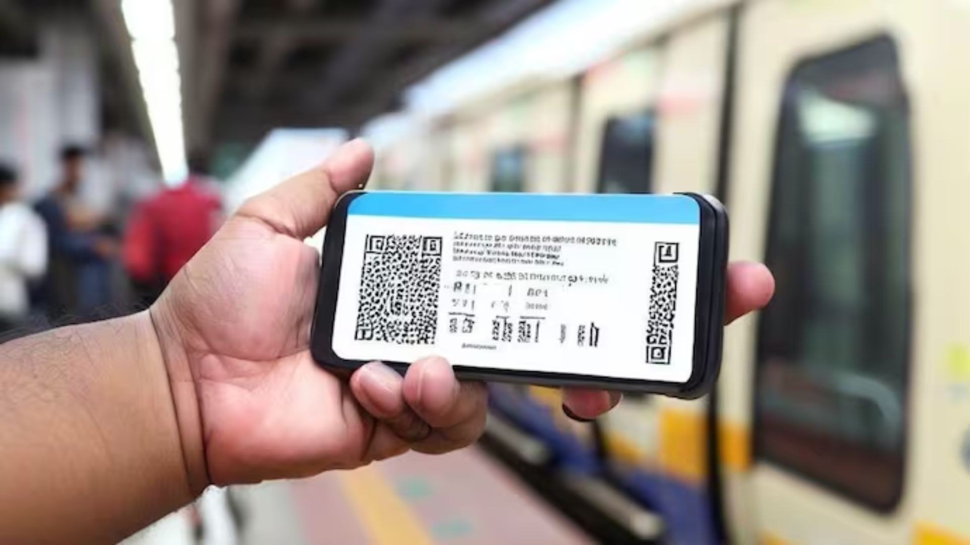 Delhi Metro QR Ticket