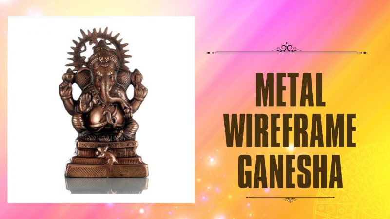 Metal Wireframe Ganesha