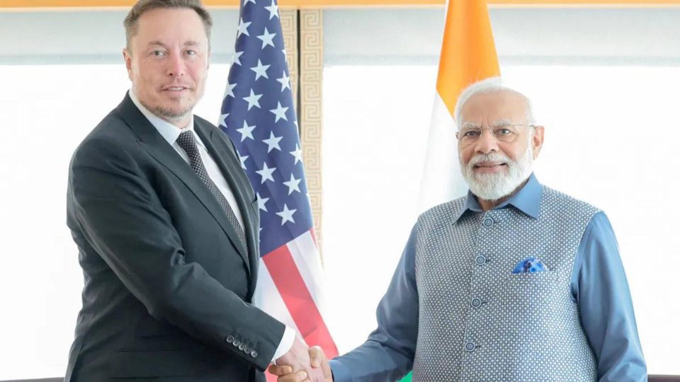 Elon After Meeting PM Modi