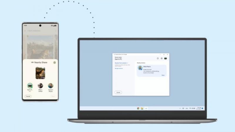 Google Nearby Share How to Transfer Files Between Computer and Android Phone
