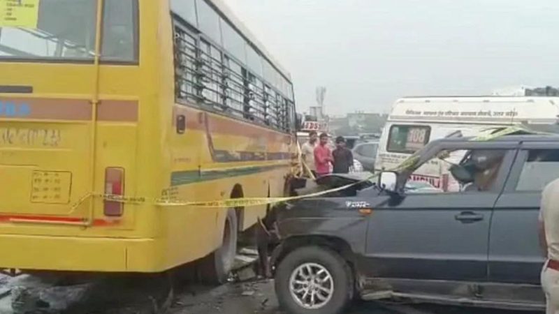 Major Accident At UP Expressway